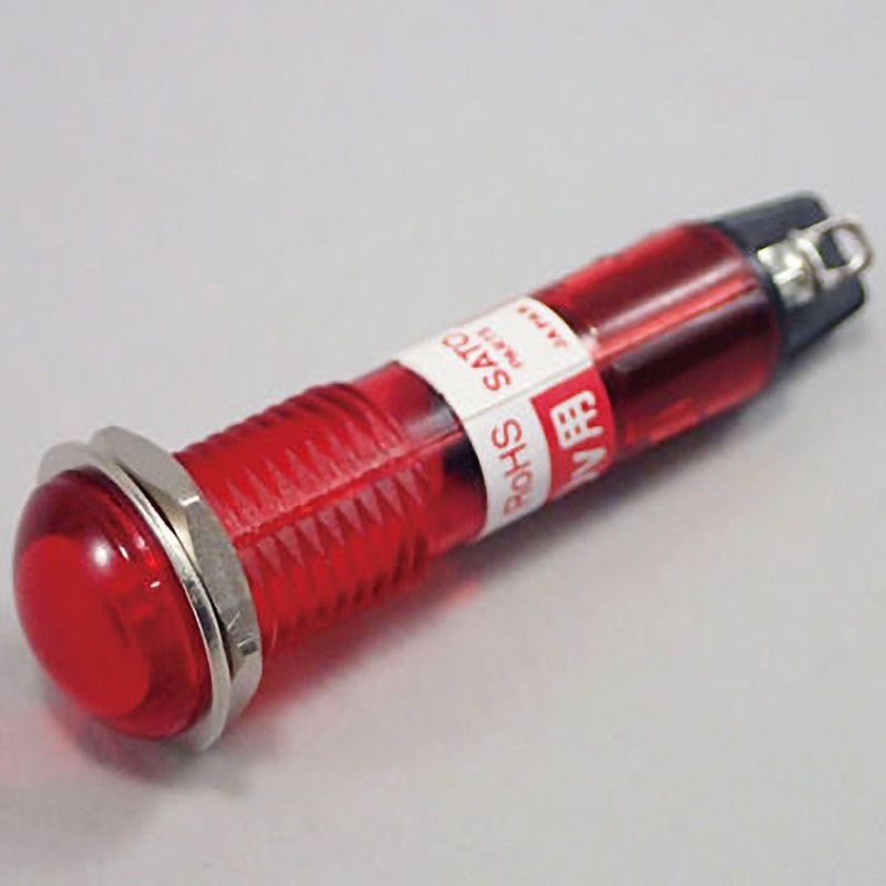 BN-5665-2-R 表示灯 ネオンブラケット サトーパーツ レンズ色:赤 定格