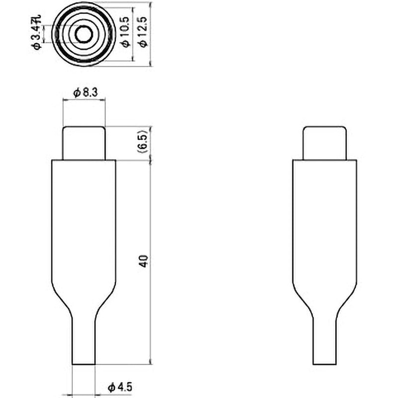 CN-6-BJ ピンプラグジャック サトーパーツ DC12V 定格電流1A