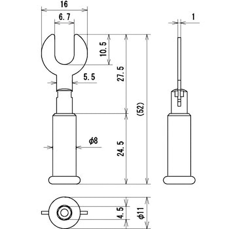 TJ-1097-R チップジャック TJ-1097 1個 サトーパーツ 【通販モノタロウ】