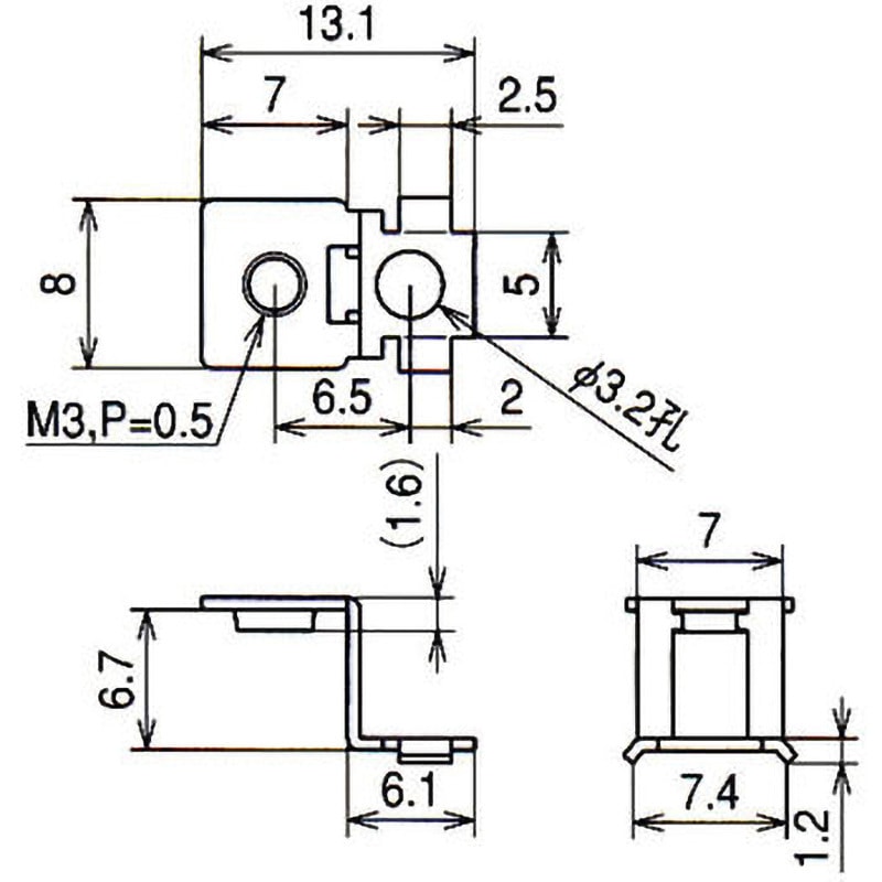 ML-40-3I1 取付金具 サトーパーツ 1個 ML-40-3I1 - 【通販