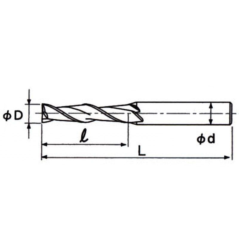不二越 (ナチ) ハイスエンドミル AGREL8 (AG ミルラフィングロング) ☆新品☆ナチ AGREL 24㎜ ラフィングエンドミル コーティング付 ロング