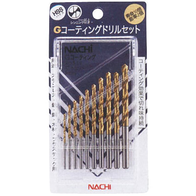 ナチ(NACHI) ステンレス用ドリル 10本セット (金属・金工) - 電動工具
