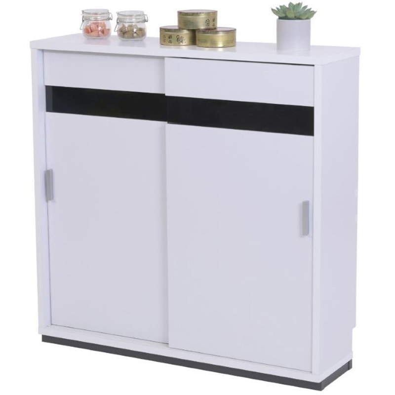 FRM-0127 カウンター下収納 引き戸 薄型扉付きキャビネット キッチン