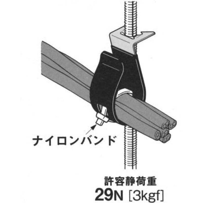 FH9-02P ケーブル支持金具 吊ボルト用 1袋(2個) ネグロス電工 FH9-02P ケーブル支持金具 吊ボルト用 1袋(2個) ネグロス電工