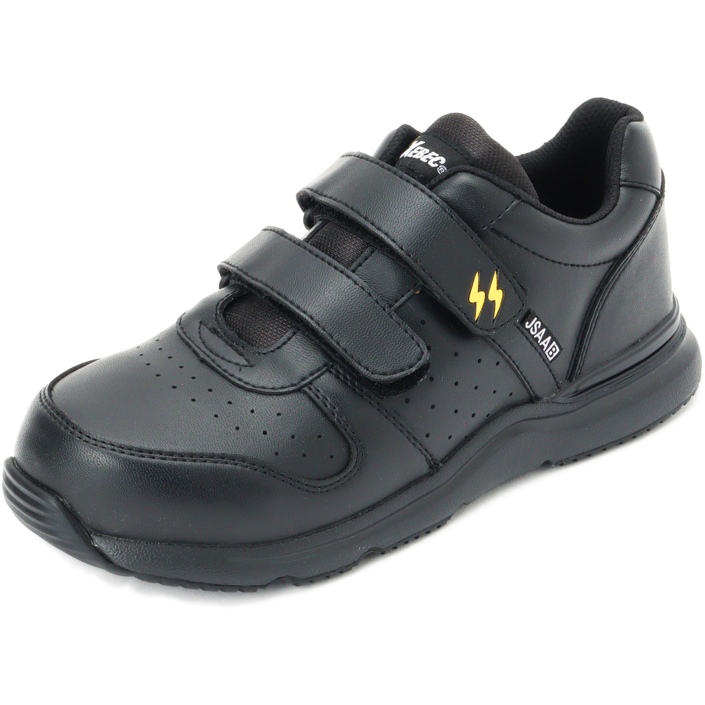 85111 セフティシューズ ジーベック スニーカー マジックタイプ 樹脂製先芯 ブラック色 サイズ23cm足幅4E