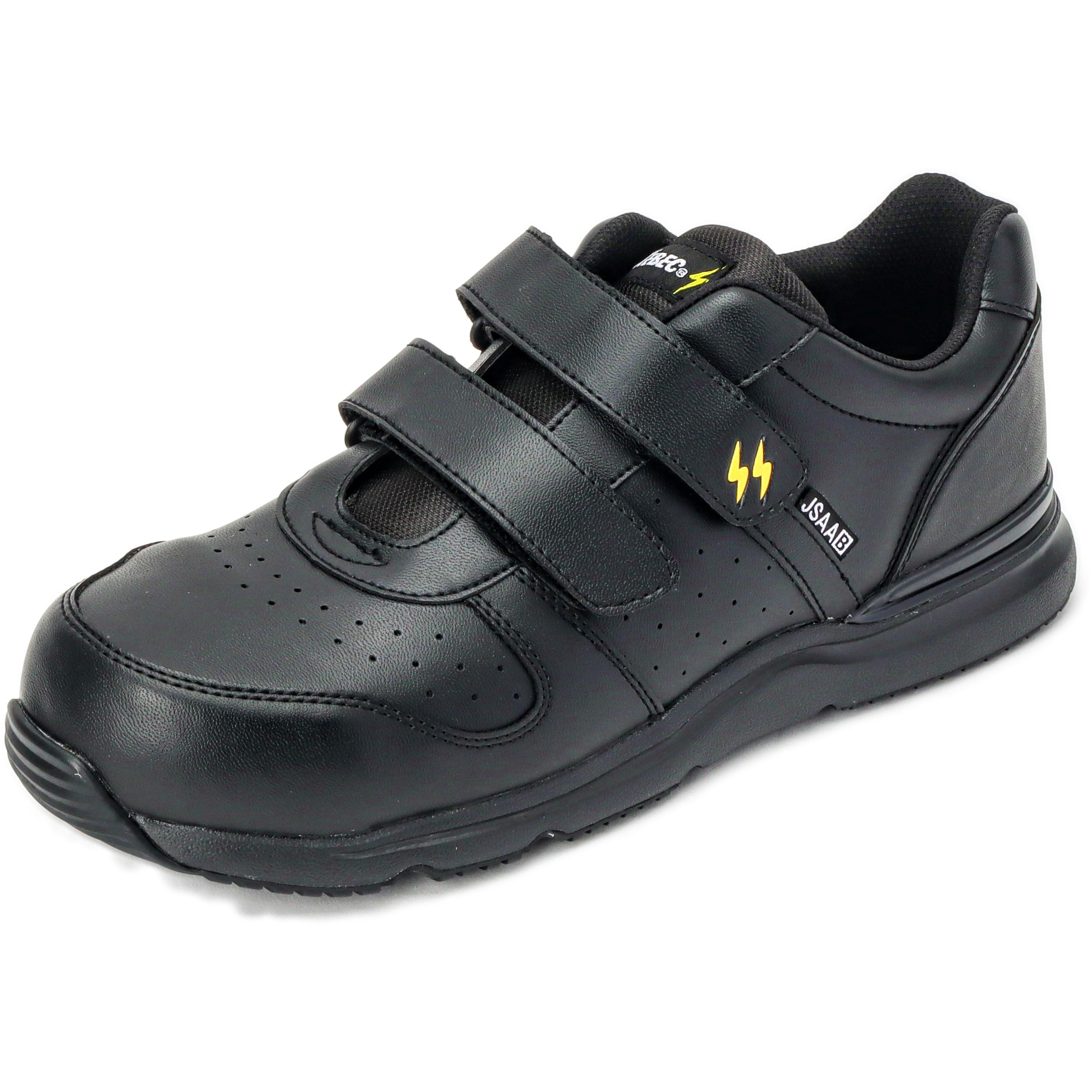 85111 セフティシューズ ジーベック スニーカー マジックタイプ 樹脂製先芯 ブラック色 サイズ28cm足幅4E