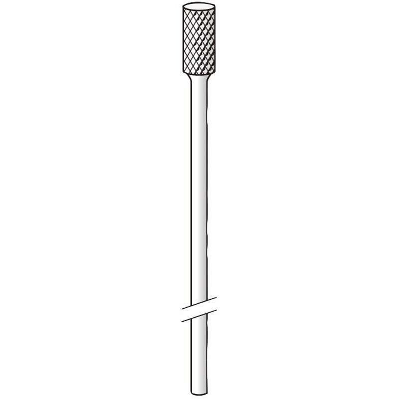 2A12084 超硬カッター (クロスカット) ロング 永興電機工業 入数1 最高使用回転数15000rpm 軸径3mm  2A12084