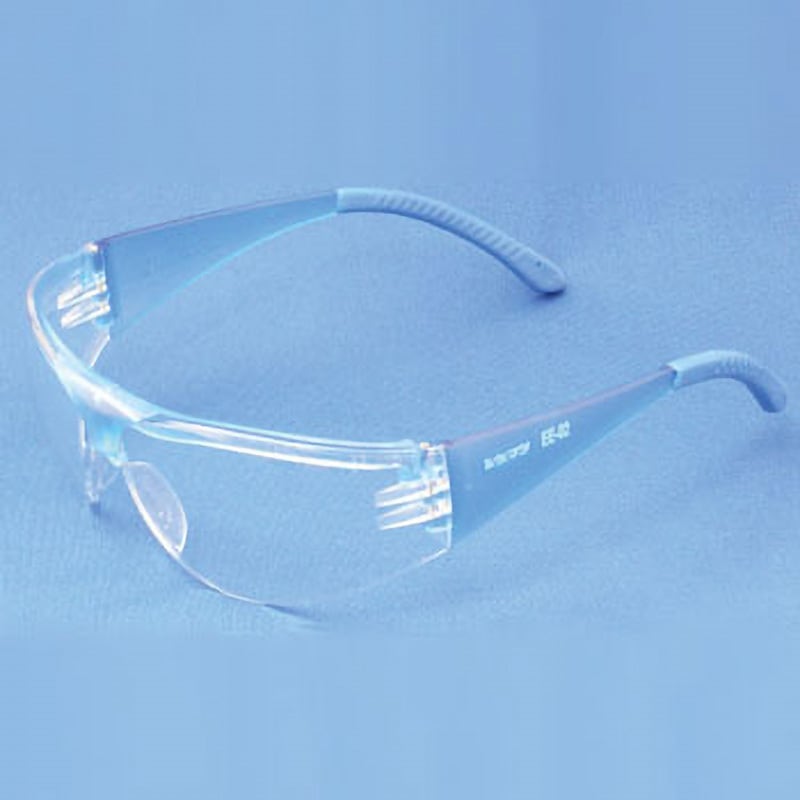 EE-02 保護メガネ EE 重松製作所 二眼型 クリア ブルー色 EE-02