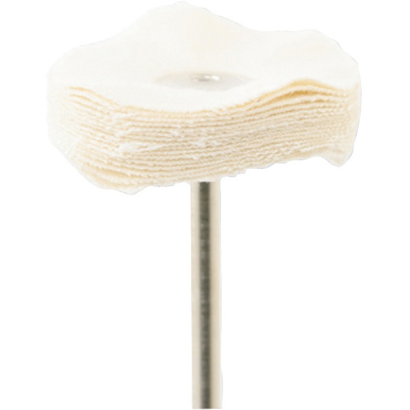 7022200 積層バフ (バラ重ね布) 永興電機工業 軸径3mm 1パック