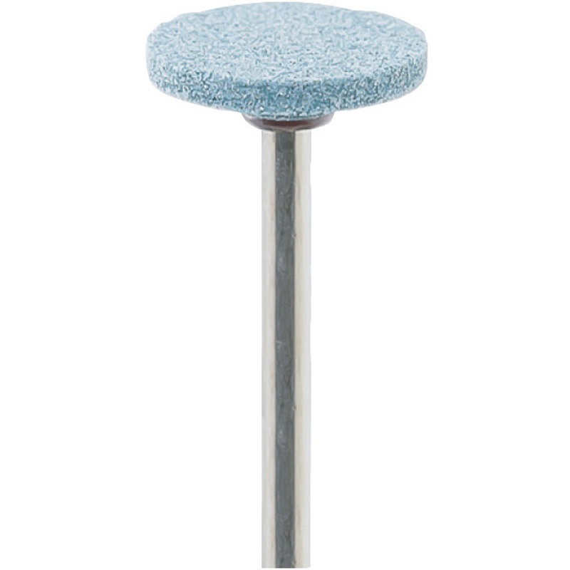 3012321 軸付砥石 (GC) 円筒型盤 永興電機工業 粒度120 円盤 入数10 軸径3mm 1パック