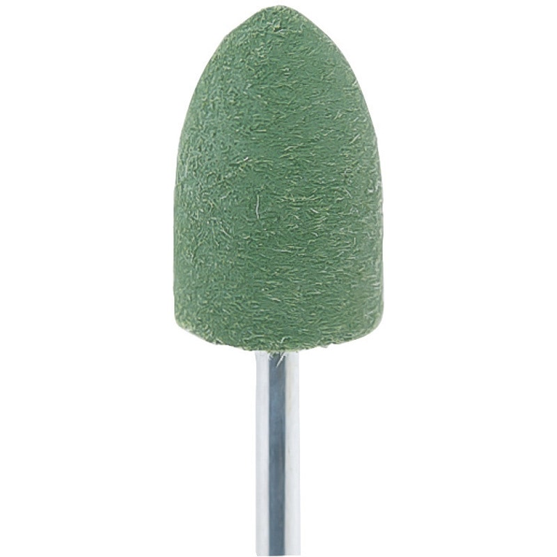 7012217 軸付フェルトバフ 酸化クロム (砲弾型) 永興電機工業 軸径3mm 1パック 8,865円