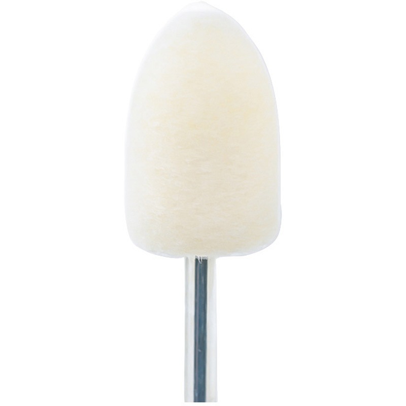 7012204 軸付フェルトバフ (ハード) 砲弾型 永興電機工業 軸径3mm 1パック