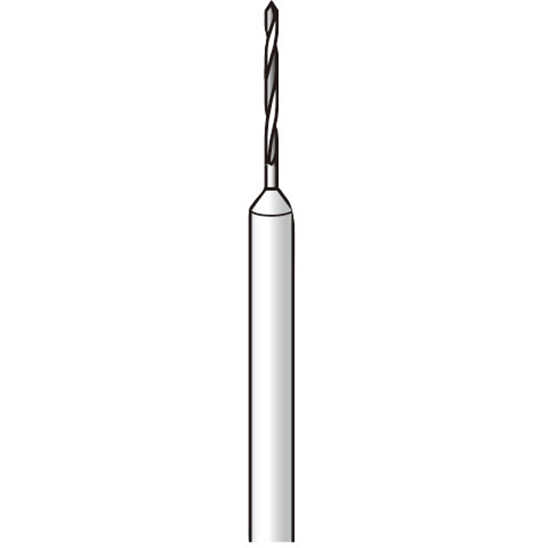 2A31021 ハイスピードスチールルーマードリル 永興電機工業 先端径0.6×9mm軸径2.34mm 1パック 2A31021