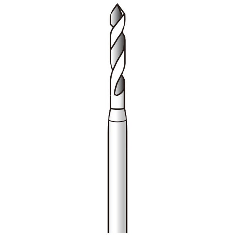 2A31027 ハイスピードスチールルーマードリル 永興電機工業 先端径1.8×12mm軸径2.34mm 1パック 2A31027
