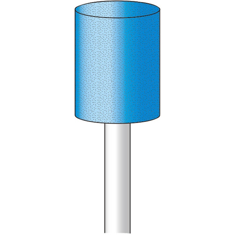 4A13004 軸付ゴム砥石 (研磨タイプ) 永興電機工業 入数5 粒度500 軸径6mm 1パック 4A13004