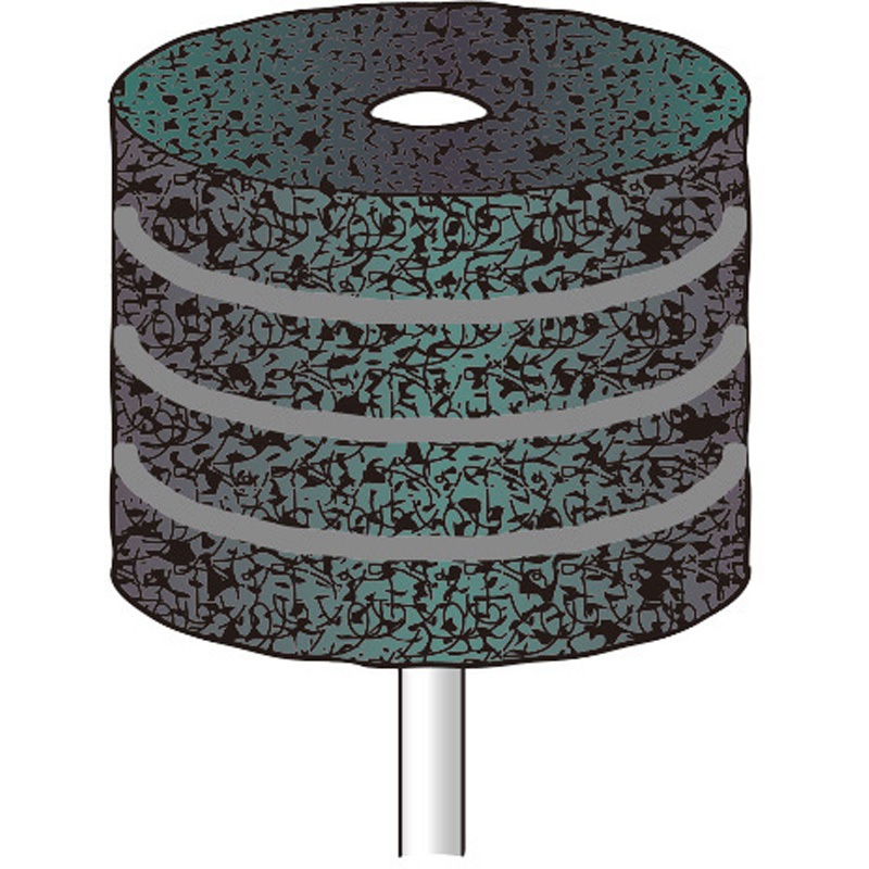 5A22014 軸付スコブラサンダー 永興電機工業 粒度240 軸径3mm 1パック 5A22014