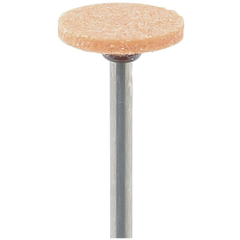 3012121 軸付砥石 (WA) 円筒型 永興電機工業 一般鋼材・普通炭素鋼・合金鋼用 入数10 粒度60 円盤 軸径3mm 1パック