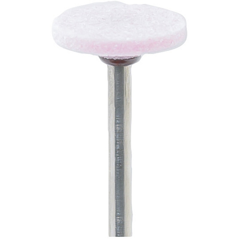 3012221 軸付砥石 (PW) 円筒型盤 永興電機工業 粒度80 円盤 入数10 軸径3mm 1パック