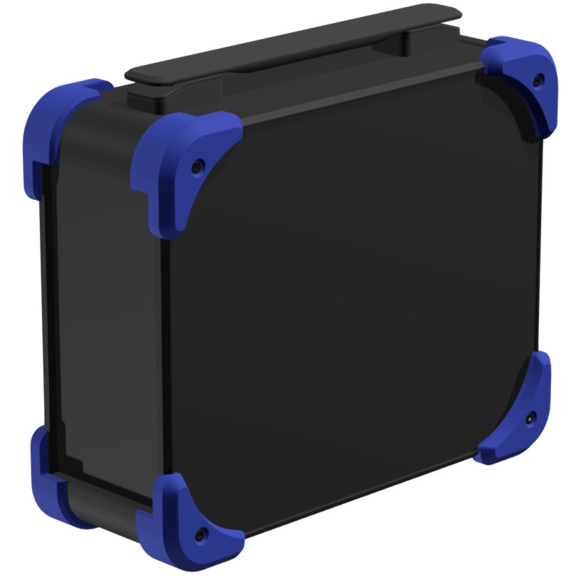 タカチ タカチ コーナーガード付EMCシールドケース ( AUGE133-50-36-SR ) | (株)タカチ電機工業 AUGE SERIES コーナーガード付EMC