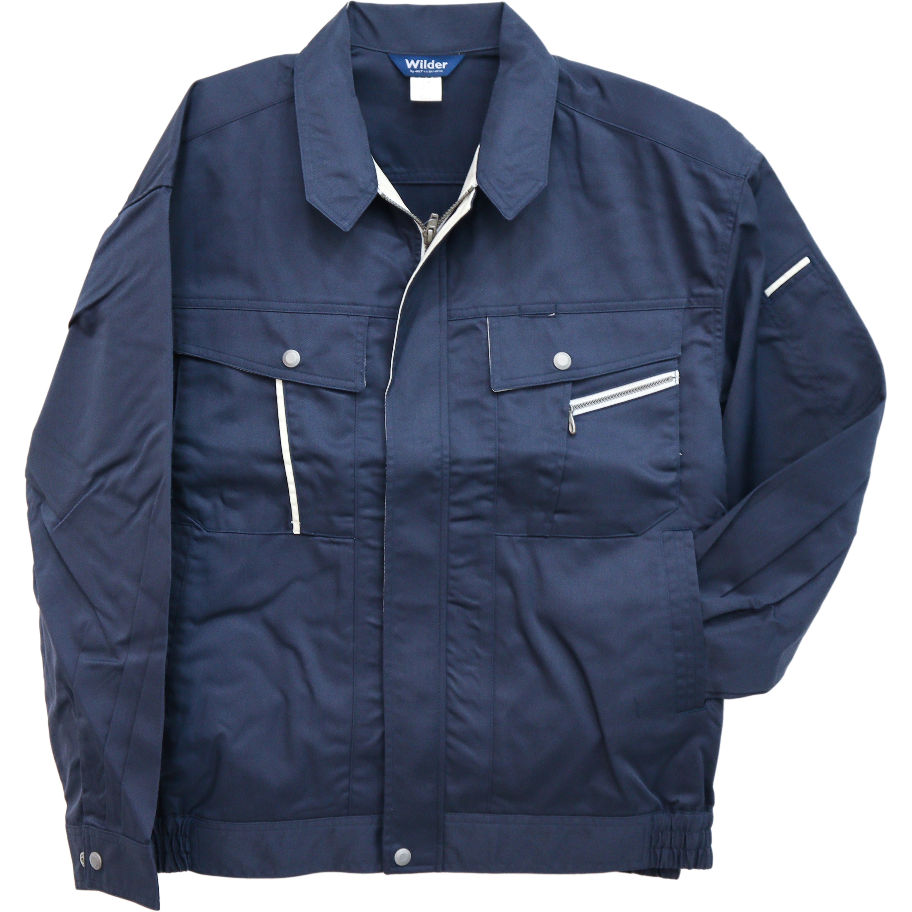 8013 8013 長袖ブルゾン(秋冬用) アルトコーポレーション エコ8000シリーズ 名入れ可 ネイビー色 ELL着丈70cm