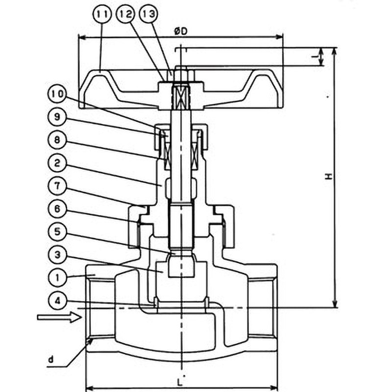 GLV-16 グローブ弁 ヨシタケ 呼び圧力16K 接続JIS Rc 材質(弁箱)FCD450(ダクタイル) 呼び径(B)1/2 GLV-16 GLV-16 グローブ弁 ヨシタケ 呼び圧力16K 接続JIS Rc 材質(弁箱)FCD450(ダクタイル) 呼び径(B)1/2 GLV-16