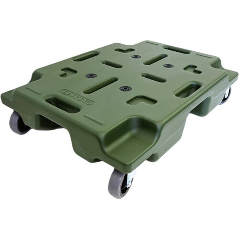 4560F-AG スタッキング式平台車”CASANEL” マルイチエクソム アーミーグリーン色  1台 4560F-AG