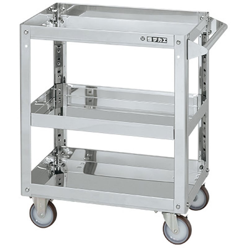 SAP3-6073SNUJ ステンレススーパーワゴン(SUS304/ナイロンウレタン車