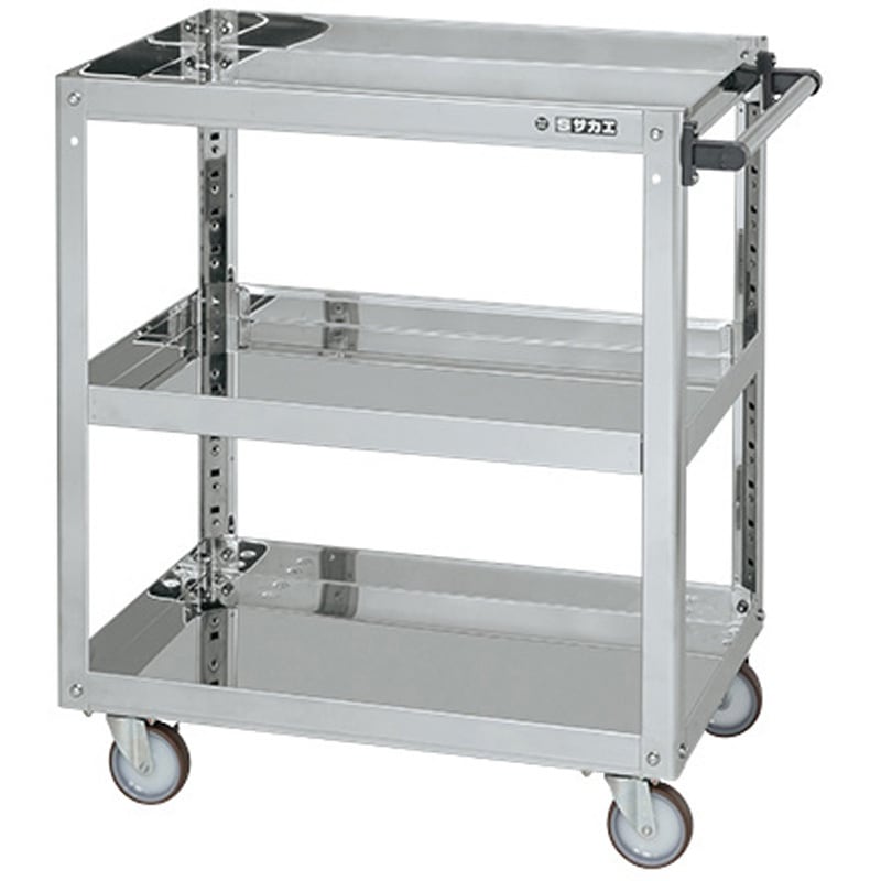 サカエ スーパーキャスターラック(ナイロンウレタン車) SPR-1324MURNUI