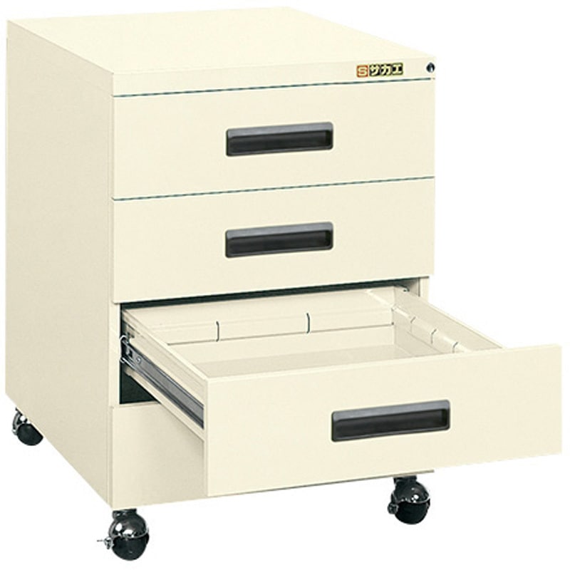 RK　キャビネット④ A4-4CW 生興 ファイリングキャビネット A4 4段 幅387×奥行620×高さ