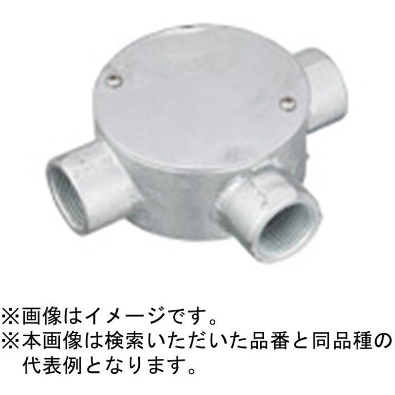 DFZ2736P 丸型露出ボックス 3方出 1個 Panasonic(パナソニック) 【通販