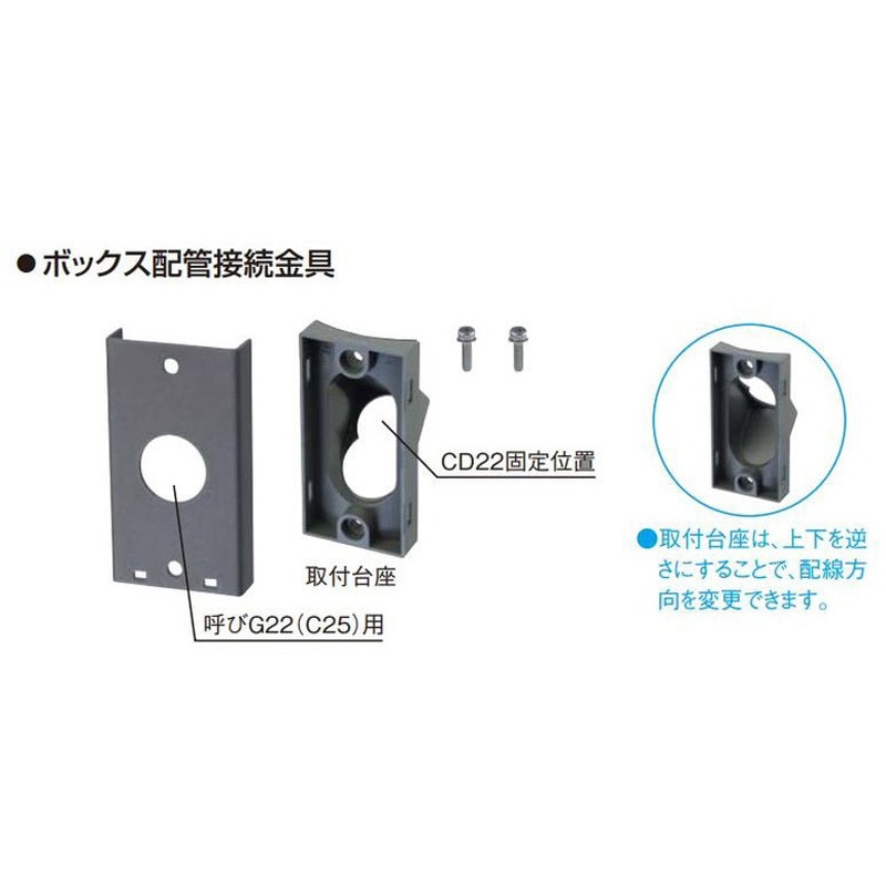 DDT236H スッキリポールプラス用 ボックス配管接続金具 1個