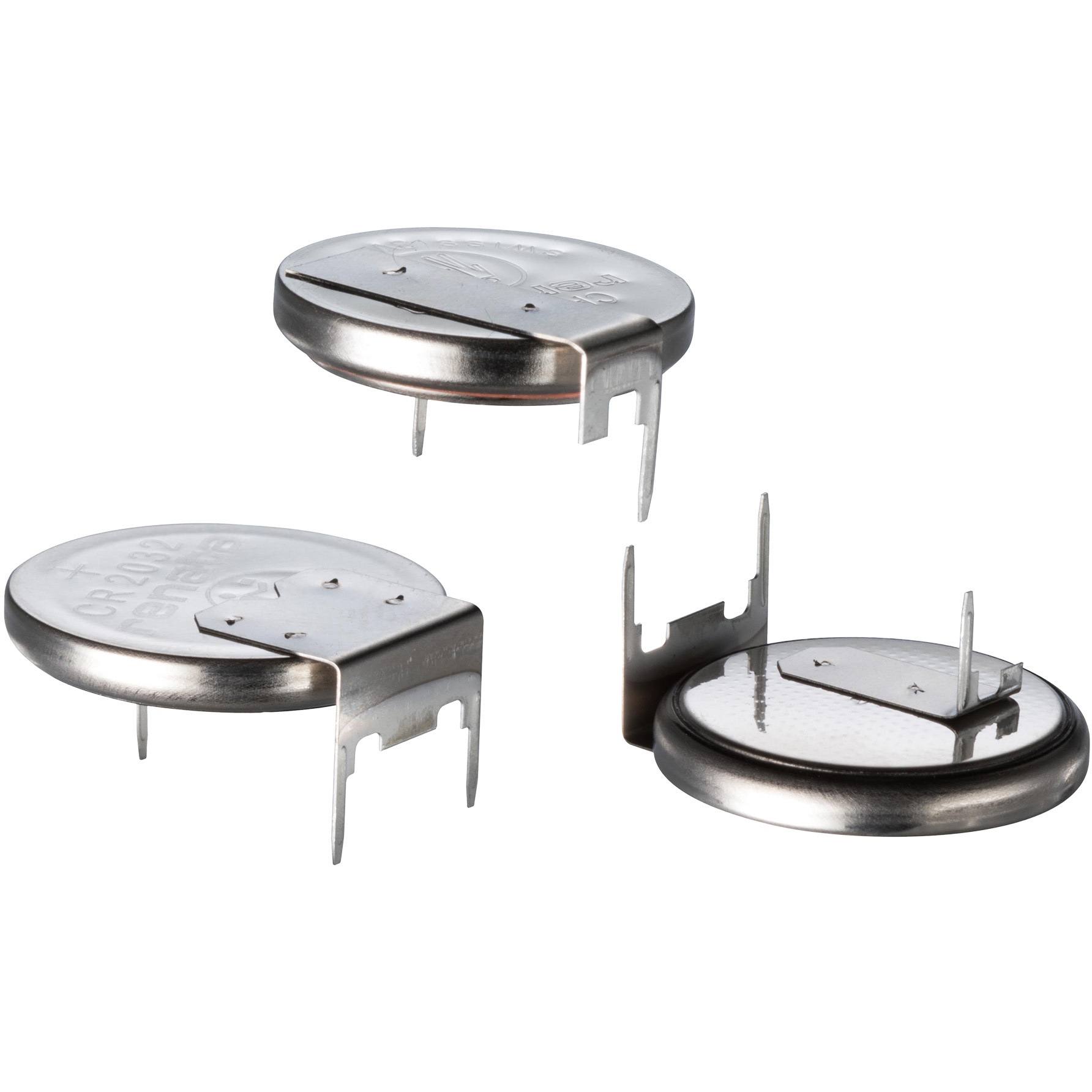 タブ付リチウムコイン電池 水平タイプ