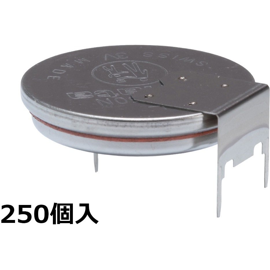 CRH2450N-T タブ付リチウムコイン電池 水平タイプ 1セット(250個) タカチ電機工業 【通販モノタロウ】