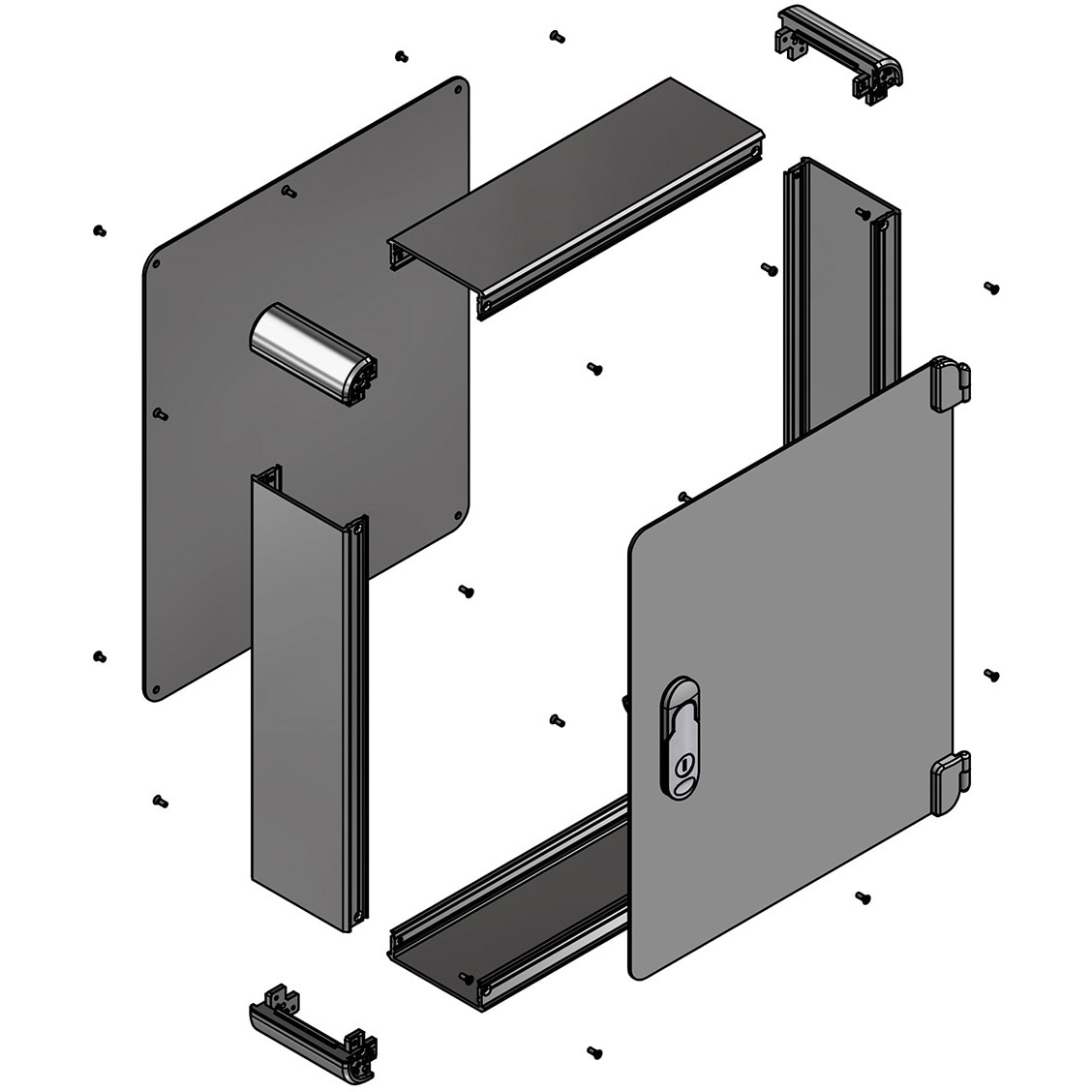 1台 花・ガーデン・DIY <br>タカチ電機工業<br>開閉式アルミ