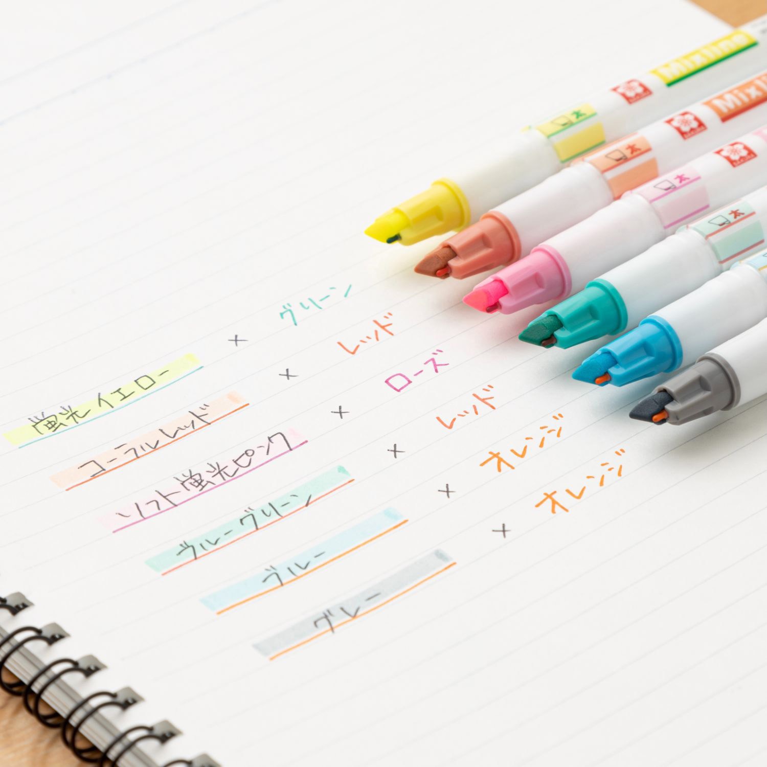 VUK-T#44 ミックスライン サクラクレパス 太字/細字 グレー - 【通販