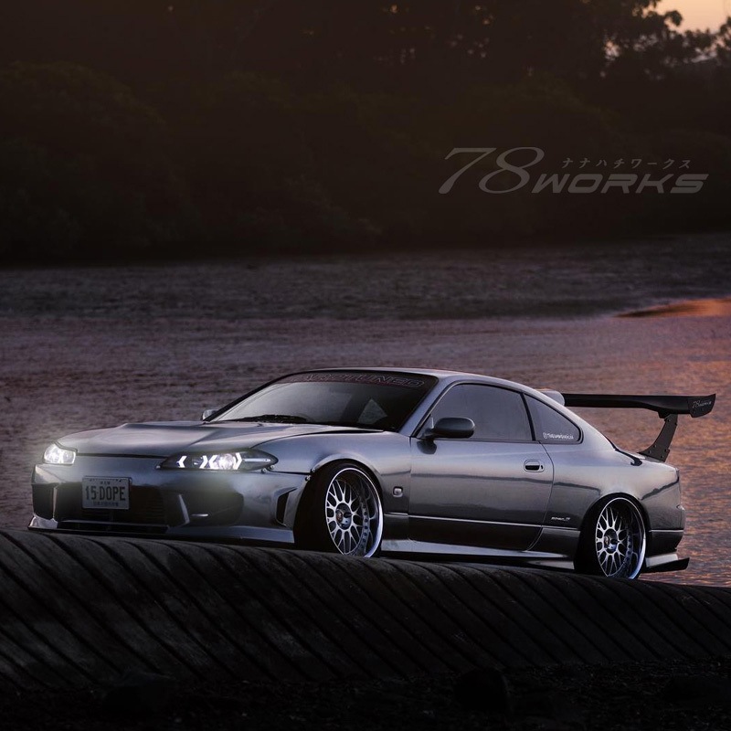 S289BK S15 シルビア / ヴァリエッタ 次世代 イカリング ファイバーLED