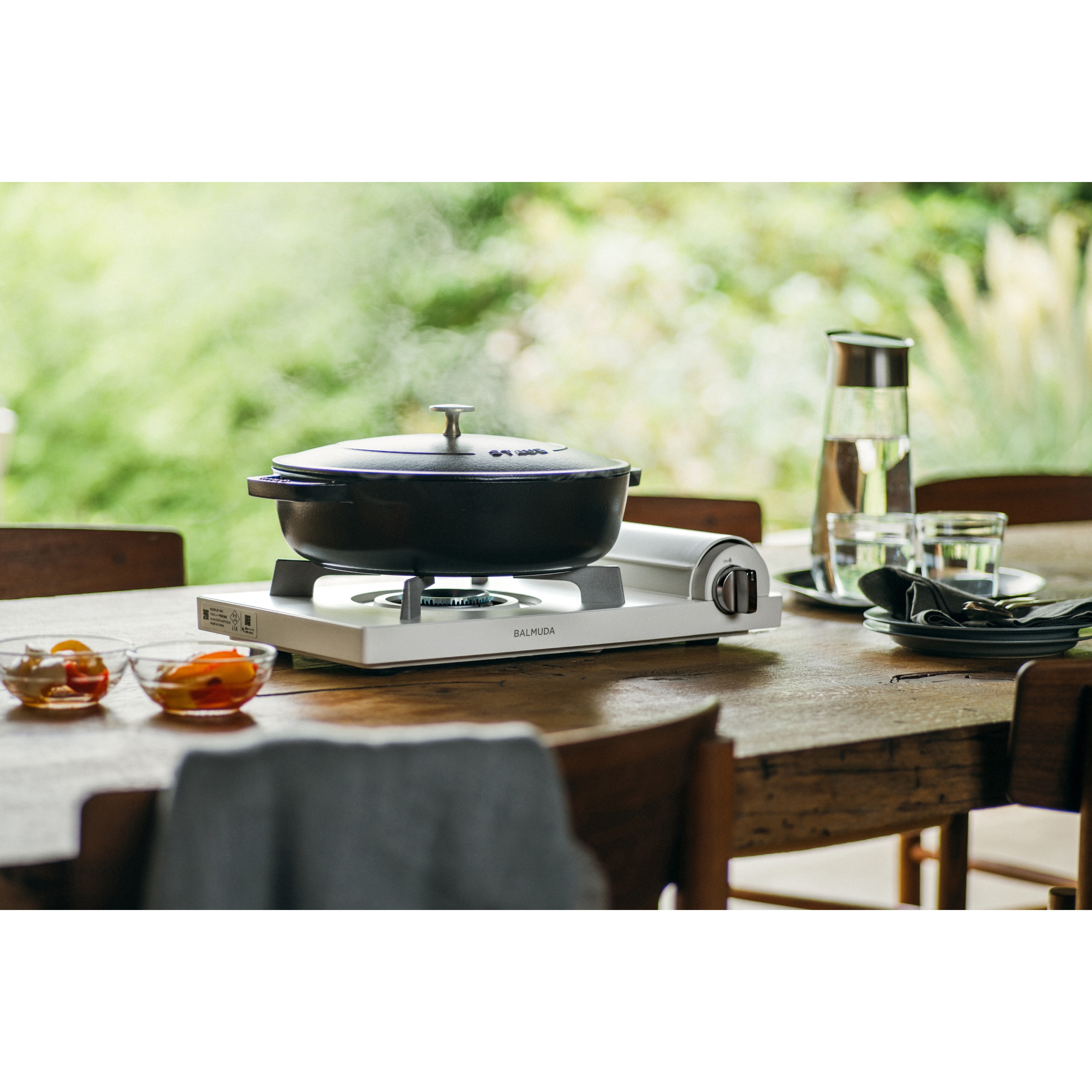 その他 BALMUDA Table Stove KGS01JP-WH KGS01JP-WH Table Stove カセットコンロ 1台 バルミューダ 【通販
