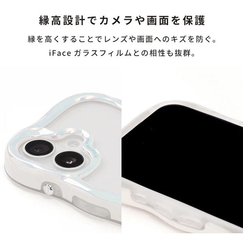 【新品未開封】BeBling iPhone 16用クリアケース　シルバー iPhone 16/16Pro/15/14/13/12/12Pro 専用 iFace BeBling クリア
