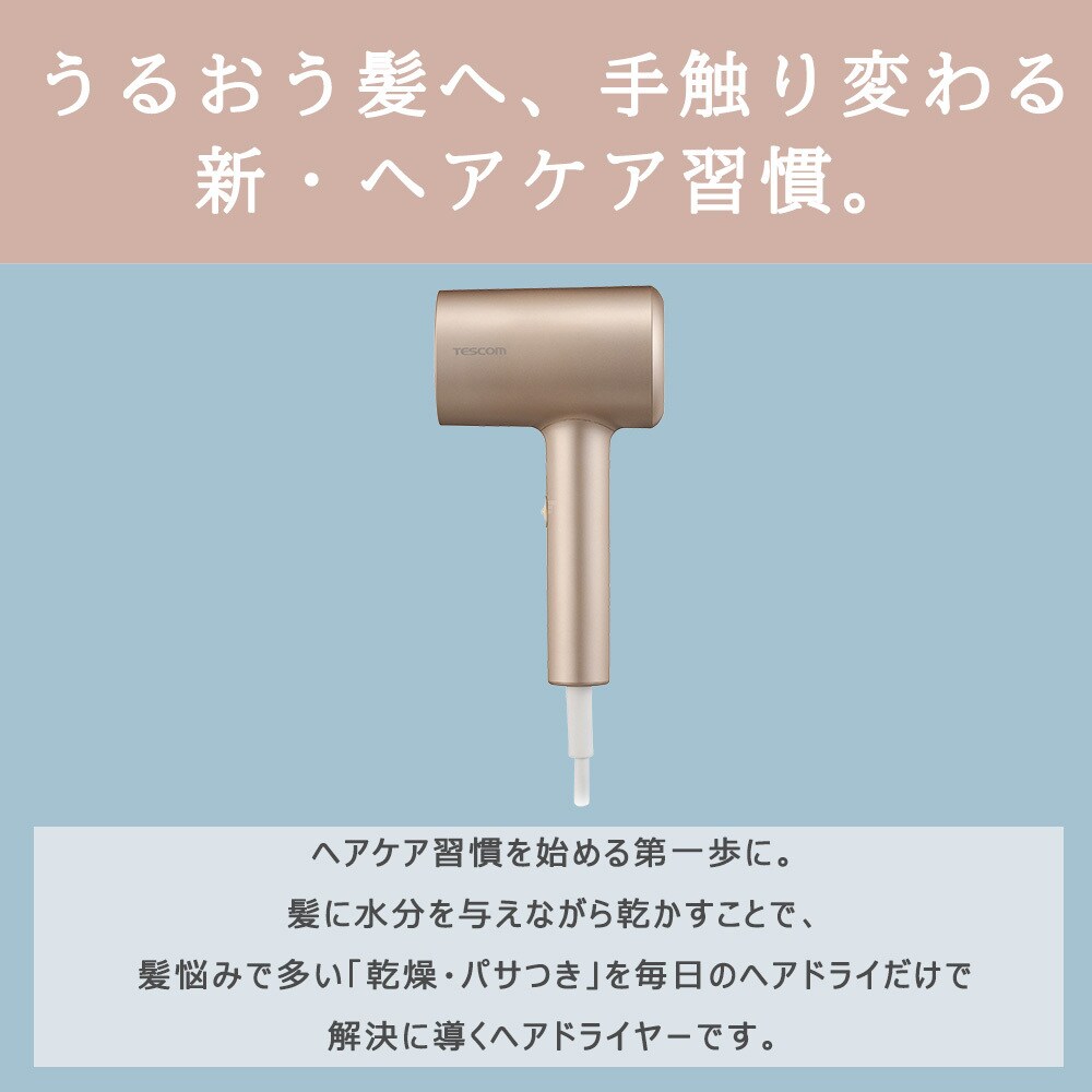 TDX300A-N モイスチャーイオン ヘアドライヤー テスコム