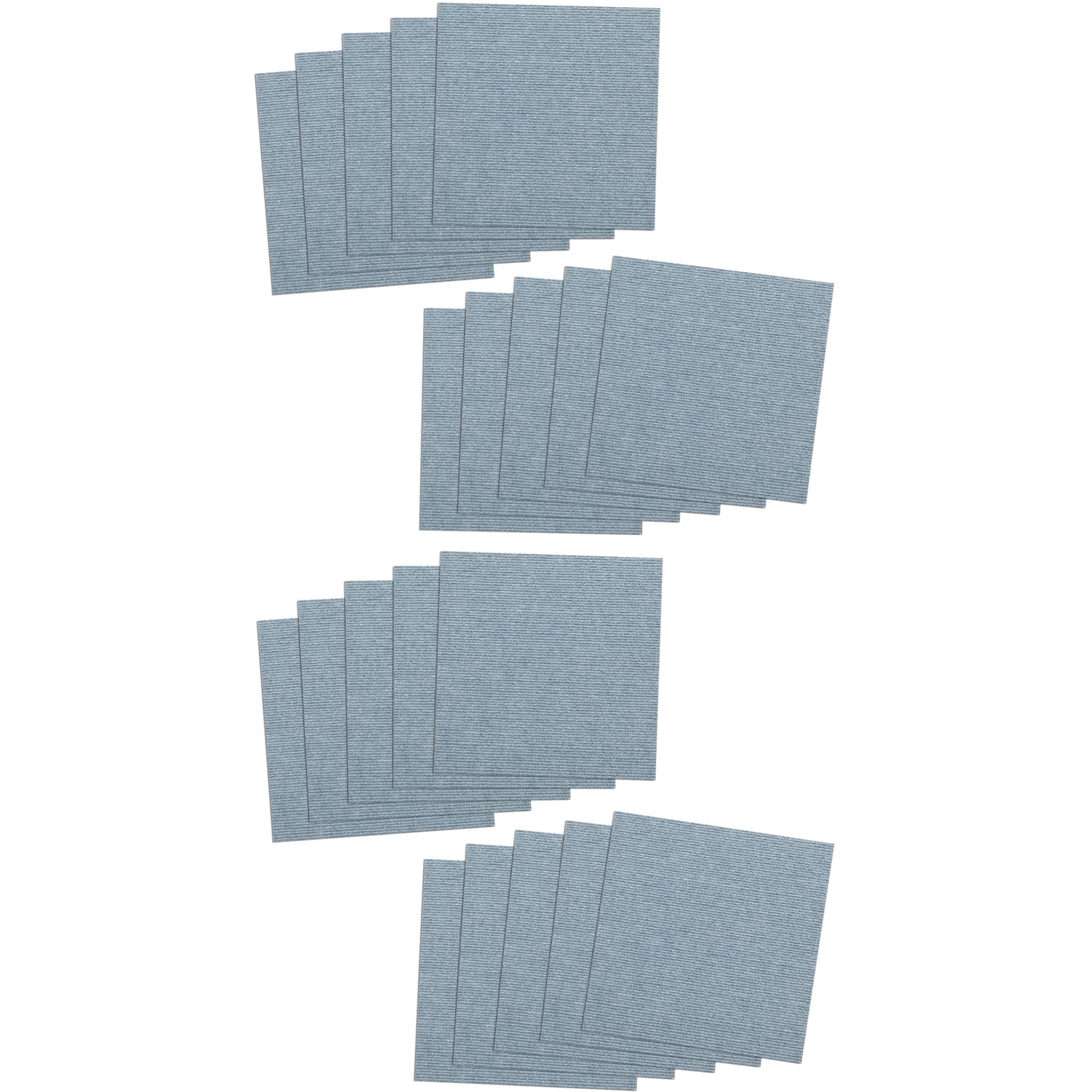 KY-09 タイルマット45×45cm サンコー メランジブルー色  1個(20枚)