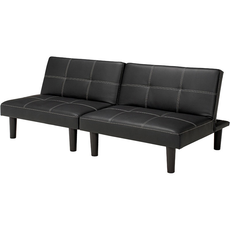 【美品】多機能ソファベッド 黒 3段階リクライニング LSF-4440 BK 楽天市場】【ポイント5倍！18日まで！】 変幻自在 4way 分割