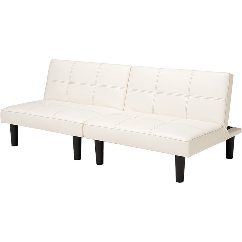 ②4WAYソファベッド 3段階リクライニング ホワイト LSF-4440-2S ソファベッド LSF-4440-2S | 家具インテリアの卸・仕入れ