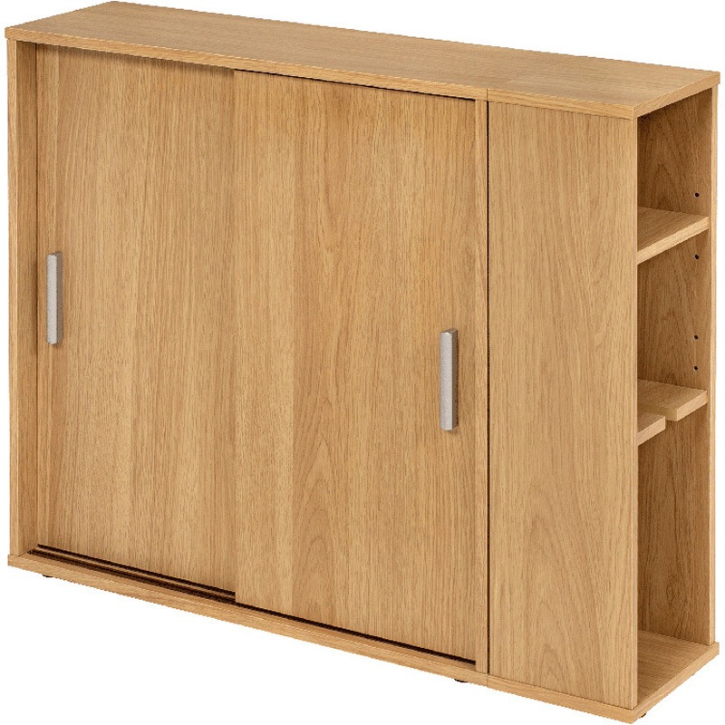 RTR-1139-NA 可動棚付き 引き戸 スリムトイレラック 大容量タイプ 萩原