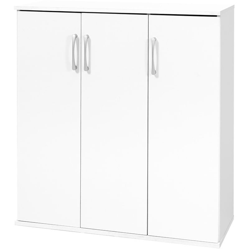 RSR-1703WH フラット扉シューズラック 幅89cm 萩原 ホワイト色 1台(1台
