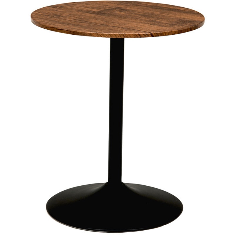 LT-4918BR 選べるカフェテーブル 丸型 ラウンドタイプ 萩原 ブラウン色 高さ700mm幅Φ600mm奥行Φ600mm 1台(1台) LT-4918BR