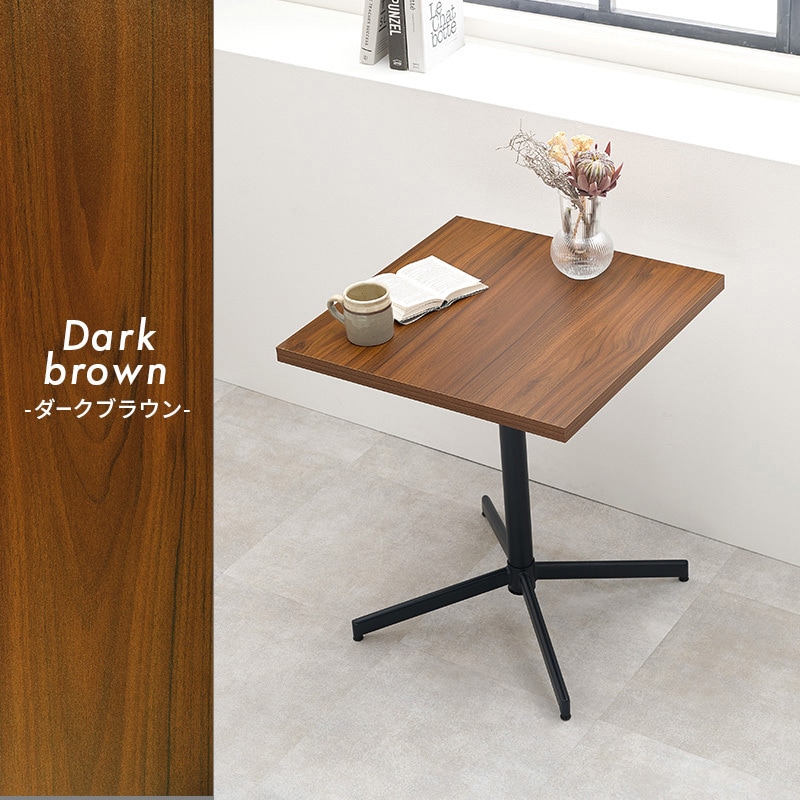 LT-4930GY カフェテーブル 正方形 アジャスター付き 幅60cm 萩原