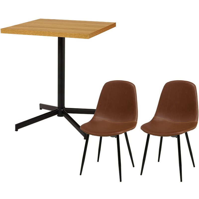 LT-4930NA-34BR-S 選べる カフェテーブル 3点 セット 萩原 1台(1台) LT-4930NA-34BR-S