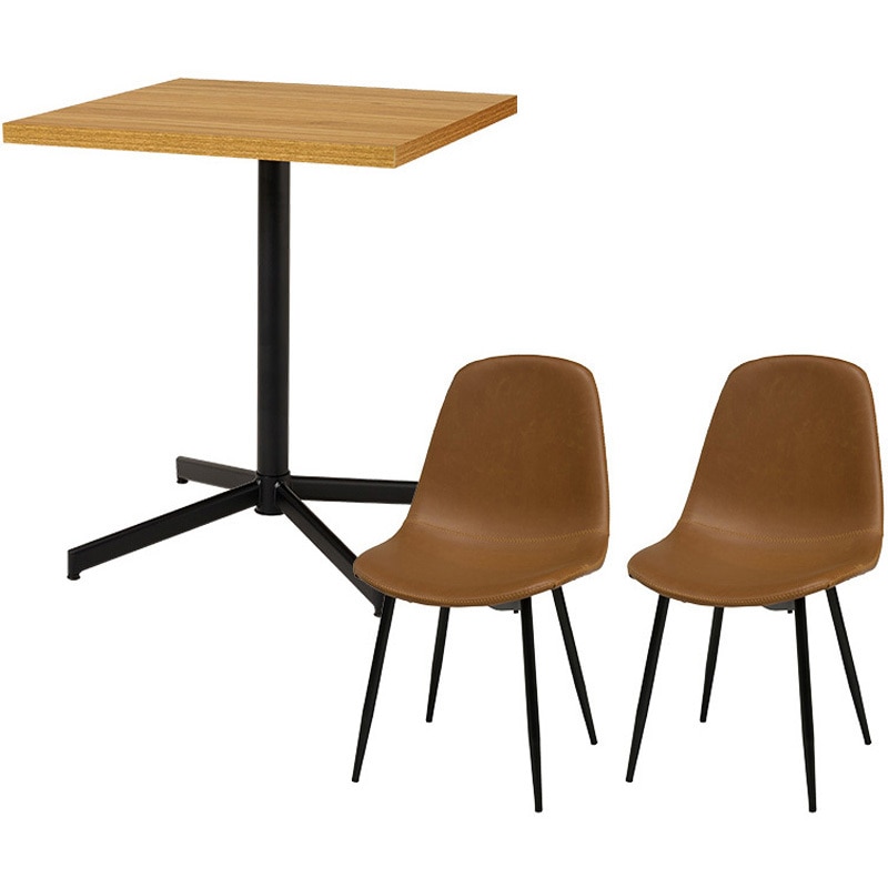 LT-4930NA-34CA-S 選べる カフェテーブル 3点 セット 萩原 1台(1台) LT-4930NA-34CA-S