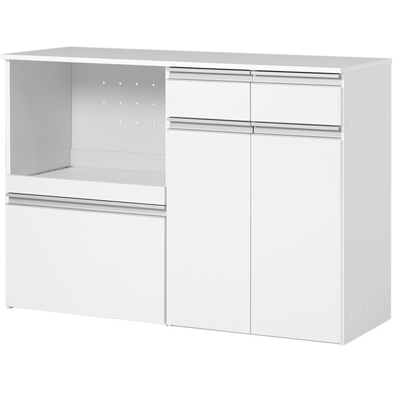 VKC-7156WH 収納力に優れたキッチンカウンター<ワイドタイプ 幅118cm