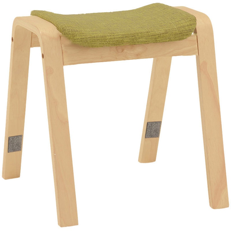 VH-7920GR-2 スタッキングスツール 2脚セット 萩原 ナチュラル